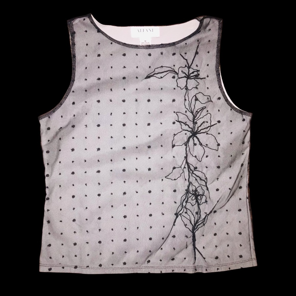 Alfani Sheer Layered Tank